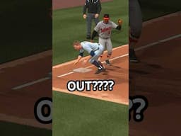 How is he out???