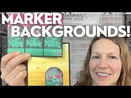 Try This Technique for Alcohol Marker Backgrounds!