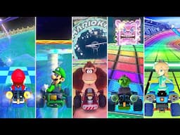 All Rainbow Road Courses in Mario Kart Switch
