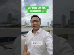 Self drive car rent in Thailand 🇹🇭