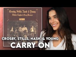 My Dad Chose This Song! First Time Reaction to Crosby, Stills, Nash & young -  "Carry On"