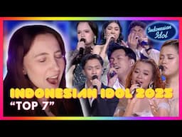 Indonesian Idol 2025 "Spektakler Show 8" TOP 7 | Mireia Estefano Reaction Video