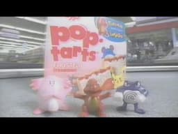 2000 Pop-Tarts Metallic Pokemon Battle Figures Commercial
