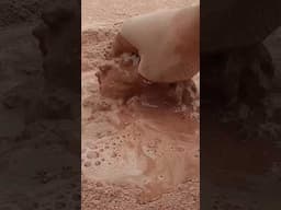 Red clay reclaim#slatechalk #relaxingcrunch #asmrsand #satisfying #crunchsounds #asmrtriggers