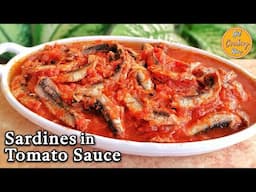 Sardines in Tomato Sauce | Flavorful & deliciously soft, melt in your mouth Sardines | Goan Recipes