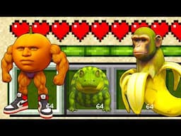 JAYGRAY SÁNG TẠO THÀNH CÔNG BẠN BÈ TRÁI CÂY TUNG TUNG SAHUR TRONG MINECRAFT🍊💀🍌ITALIAN BRAINROT MCPE