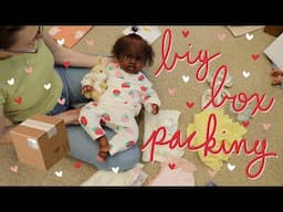 Custom Reborn Box Packing + EXTRA BIG Layette! Send Home a Reborn I Made | Kelli Maple