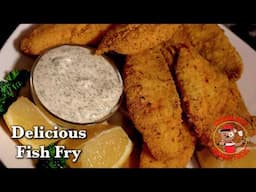 Easy Crispy Fish Fry Recipe! We Make This Every Friday!!