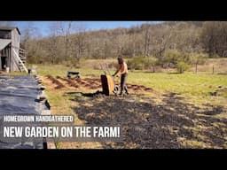How We're Building Our New Garden! (On a Budget)
