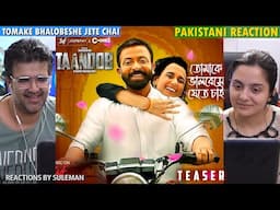 Pakistani Couple Reacts To Tomake Bhalobeshe Jete Chai | Teaser | Taandob | Shakib Khan | Arindom