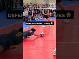 How do you get past a defense like THIS?! 😮‍💨🔥 #volleyball #volleyballworld #volleyballshorts
