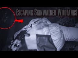 (CAUGHT IN HAIL STORM!) Climbing Down a Mountain To Escape The Skinwalker Wildlands (PITCH BLACK)