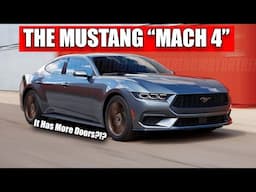 Is The 4 Door Mustang "MACH 4" What We Really Want? (HELLCAT KILLER?!?)