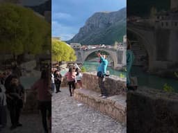 The Bridge That Gave Mostar Its Name… 🇧🇦 | #Shorts