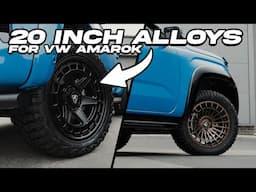 2023+ VW Amarok 20" Predator Wolf & Iconic Alloy Wheels (Matte Black/Bronze)