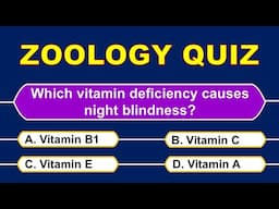 Zoology multiple choice questions with answers | Zoology quiz