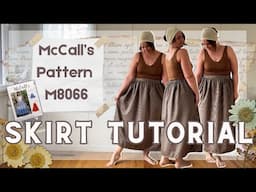 “Learn To Sew” Easy Beginner Skirt Tutorial || Handmade Wardrobe Series