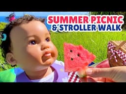 Reborn Baby Isla Morning Routine & Picnic RErun