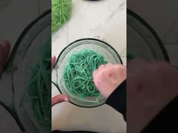 Paw Patrol Spaghetti!                                  #pawpatrol #spaghetti #foodcoloring