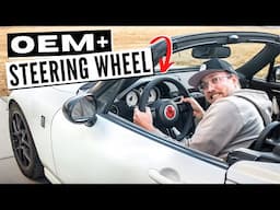 I finally got an aftermarket steering wheel! Cipher Auto is popular for a reason.