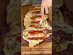 Vacío a la pizza, simple y al pie