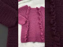 Suetercitos con olanes tejidos a crochet