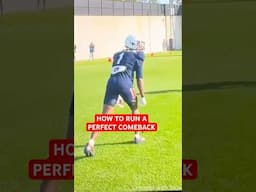 HOW TO RUN A PERFECT COMEBACK ROUTE