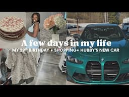 Days In My Life As A Pregnant Mom Of 3 || My 29th Birthday || New 2025 BMW M3 #lifewithsarah