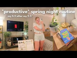 MY *PRODUCTIVE* NIGHT TIME ROUTINE 🌙 hot girl walks, self care, shower routine | my 5-9 after my 9-5