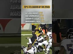 2010s touchdown leaders!