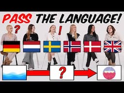 Pass The Language! l Can They Understand German??