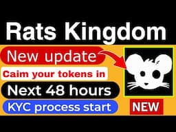 🛑Rat Kingdom new announcement | rat Kingdom new update today | Rats token distribution update