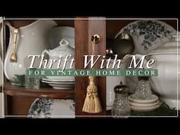 GOODWILL THRIFT WITH ME & STYLED THRIFT HAUL! | Decorating Ideas | Thrifting Home Decor