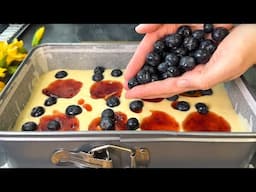 Dieser Schweizer Kuchen hat alle Herzen erobert! Lieblings-Sommerkuchen in 15 Minuten!