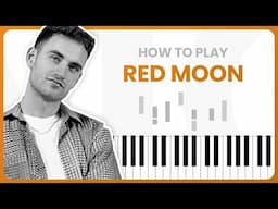 Red Moon - Tom Misch - PIANO TUTORIAL