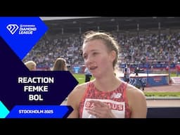 "This is one of my favourite stadiums" - Femke Bol on MR in Stockholm - Wanda Diamond League 2025