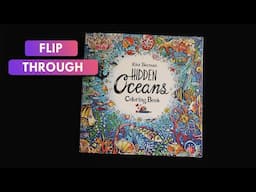 FLIP THROUGH: "Hidden Oceans Coloring Book: Color and Breathe" | by Rita Berman
