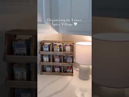 Organizing my Lenox Spice Village #lenoxspicevillage #spicevillage #spices