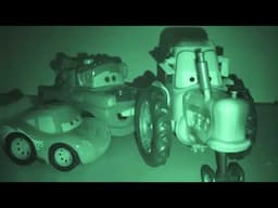 Pixar Cars Tractor Scene Night Vision clip