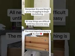 Remember this one thing if your are struggling to declutter ❤️ #homeorganization