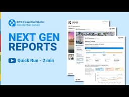 Next Gen Reports: Quick Run