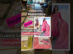 Saira shakira luxury lawn 2025 | lawn hatun reviews #sairashakira #pakistanifashion #lawn2025