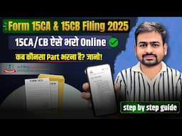 Form 15CA and 15CB | Form 15CA Online Filing Procedure | 15CB Filing Procedure