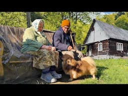 Survived after a complex operation. The life of an elderly couple in a mountain village