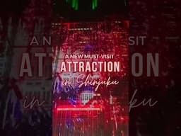 A New Must-Visit Attraction in Shinjuku✨The largest projection mapping in the world #shinjuku