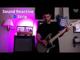 Noodling around and making noise with my sound reactive LED strip