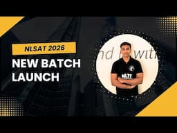 NLSAT 2026 Coaching I NLTI New Batch Launch I NLSAT Best Coaching I National Law Training Institute
