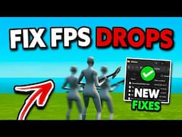 Fix Fortnite FPS Drops, Lag Spikes & Low FPS!