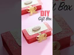 DIY Paper Gift Box | Paper Craft | Craft #papercraft #giftbox #giftideas #craft