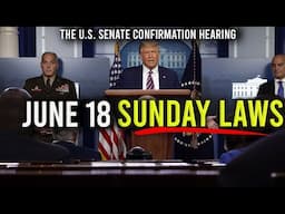 🛑 SUNDAY LAW IN SENATE! THE MOMENT WE HAVE BEEN WAITING FOR!